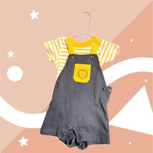 Soft cute baby boy overalls